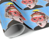 Blick in die Zukunft Geschenkpapier (Rolleneckpunkt)