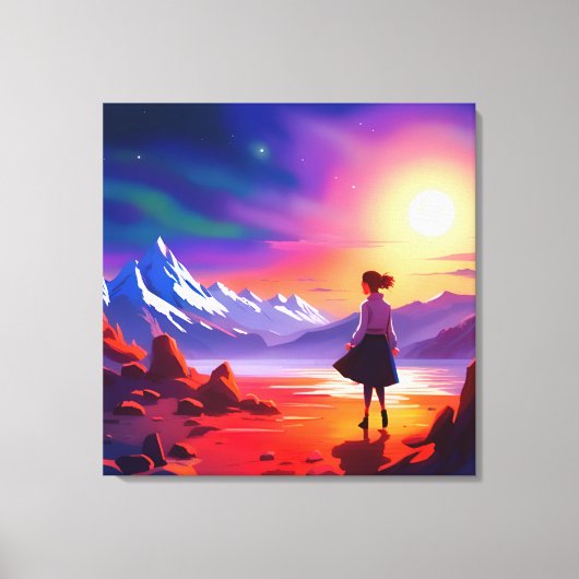 Blick in die Zukunft Leinwanddruck (Vorderseite)