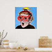 Blick in die Zukunft Poster (Küche)