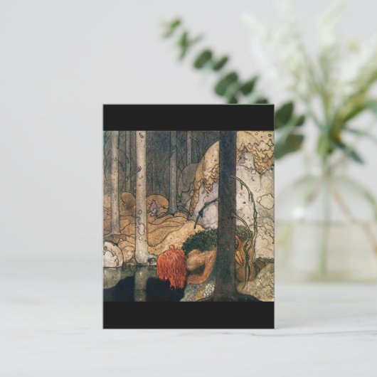 Blick in einen Pool Postkarte (Stehend Vorderseite)