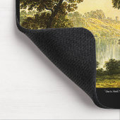 Blick in Nordwales, Aquarellmalerei Mousepad! Mousepad (Ecke)