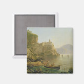 Blick in Richtung Atrani auf der Amalfi, 1817 Magnet (Vorderseite/Rückseite)