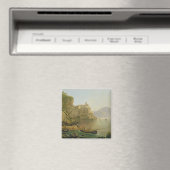 Blick in Richtung Atrani auf der Amalfi, 1817 Magnet (In Situ (Geschirrspüler))