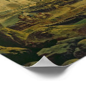 Blick in Richtung Atrani auf der Amalfi, 1817 Poster (Ecke)