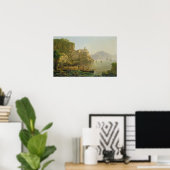 Blick in Richtung Atrani auf der Amalfi, 1817 Poster (Heimbüro)