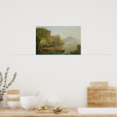 Blick in Richtung Atrani auf der Amalfi, 1817 Poster (Küche)