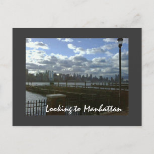 Blick in Richtung Manhattan Postkarte