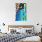 Blick in Richtung Zephyr Cove, Tallac in Leinwanddruck (Insitu (Schlafzimmer))