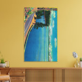 Blick in Richtung Zephyr Cove, Tallac in Leinwanddruck (Insitu (Wohnzimmer))