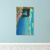 Blick in Richtung Zephyr Cove, Tallac in Leinwanddruck (Insitu (Holzboden))