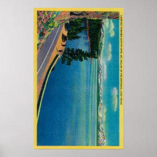 Blick in Richtung Zephyr Cove, Tallac in Poster