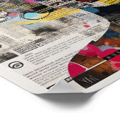 Blick jenseits der Widrigkeiten: Mädchen konfronti Poster (Ecke)