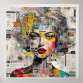 Blick jenseits der Widrigkeiten: Mädchen konfronti Poster (Vorne)