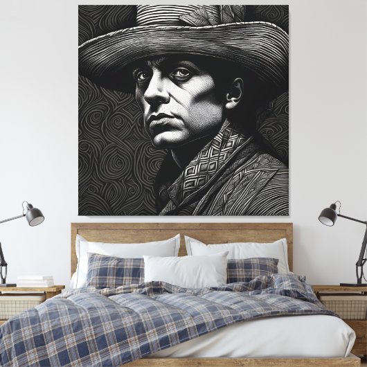 Blick Leinwanddruck (Insitu (Schlafzimmer))