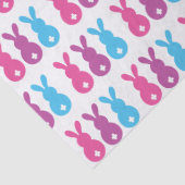 Blick-lustiger medizinischer Osterhase Seidenpapier (Detail)