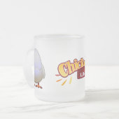 Blick-mattierte GlasTasse Mattglastasse (Vorderseite Links)