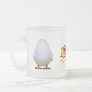 Blick-mattierte GlasTasse Mattglastasse