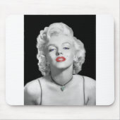 Blick MIC01BWRD-V3 des Liebe-Smaragds Heart.tif Mousepad (Vorne)