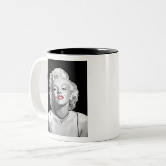 Blick MIC01BWRD-V3 des Liebe-Smaragds Heart.tif Zweifarbige Tasse (Vorderseite Links)