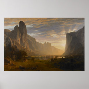 Blick nach Josemite Valley, Kalifornien Poster