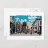 Blick nach Norden auf Ocean Front, Ocean Park Postkarte (Vorne/Hinten)