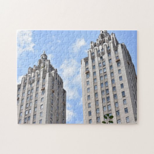 Blick nach oben, Central Park West, New York City Puzzle (Horizontal)