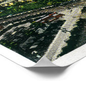 Blick nach Osten über den Geschäftsbereich, Long B Poster (Ecke)