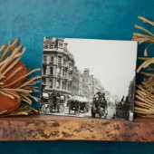 Blick nach Oxford Street, London (b/w Foto) Fotoplatte (Seite)