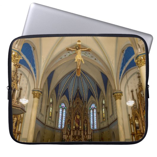 Blick nach St Peter Altar Laptopschutzhülle (Vorderseite)