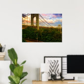 Blick nach Süden - West von Manhattan Poster (Heimbüro)