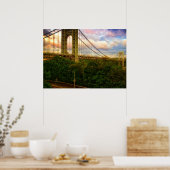 Blick nach Süden - West von Manhattan Poster (Küche)