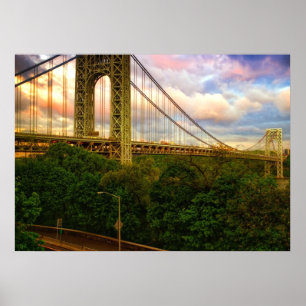 Blick nach Süden - West von Manhattan Poster