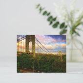 Blick nach Süden - West von Manhattan Postkarte (Stehend Vorderseite)