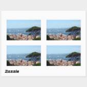 Blick nach Tropez Rechteckiger Aufkleber (Blatt)