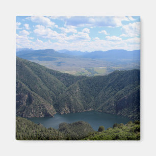 Blick nach unten auf das Gunnison Magnet