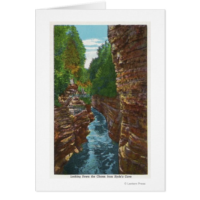 Blick nach unten Ausbleibender Keule aus Hydes Höh (Vorne)