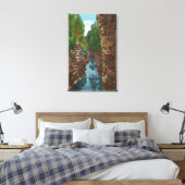 Blick nach unten Ausbleibender Keule aus Hydes Höh Leinwanddruck (Insitu (Schlafzimmer))