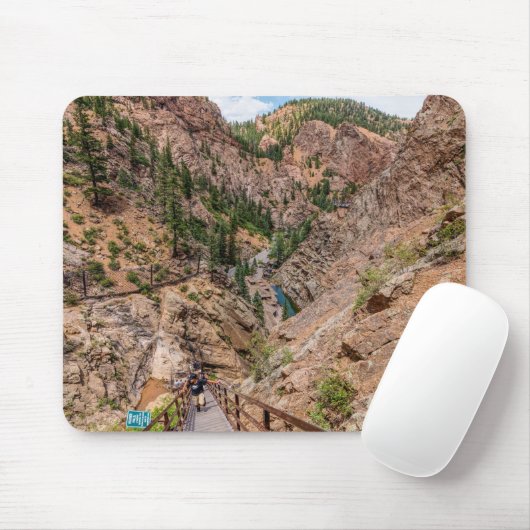 Blick nach unten Sieben Falltreppen Mouse Pad Mousepad (Mit Mouse)