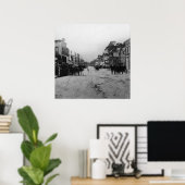 Blick nach Westen auf der Flagler-Straße Poster (Heimbüro)