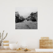 Blick nach Westen auf der Flagler-Straße Poster (Küche)