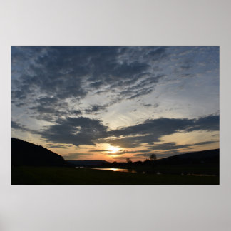 Blick nach Westen Poster