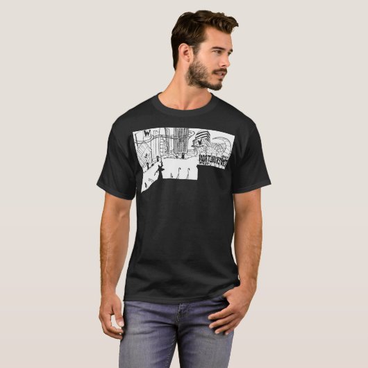 Blick nach Westen T-Shirt (Vorne ganz)