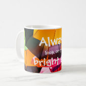 Blick Regenschirm-//immer auf der Sonnenseite Kaffeetasse (Vorderseite Links)