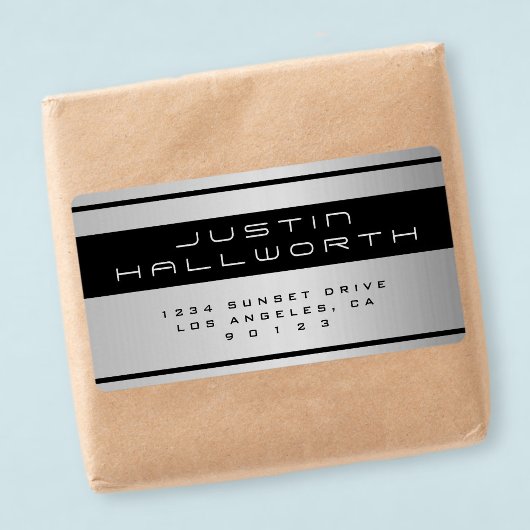 Blick-Rücksendeadresse der Männer sportliche