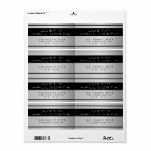 Blick-Rücksendeadresse der Männer sportliche (Vorne)