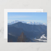 Blick Tatra aus Beskids Postkarte (Vorne/Hinten)