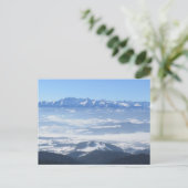 Blick Tatra aus Gorce Postkarte (Stehend Vorderseite)