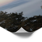 Blick Tatra aus Pieniny Poster (Ecke)