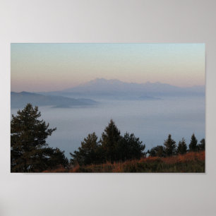 Blick Tatra aus Pieniny Poster