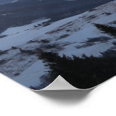 Blick Tatra aus Pieniny Poster (Ecke)